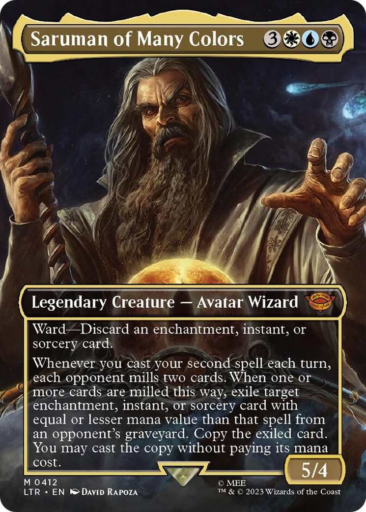 Saruman of Many Colors (Borderless Alternate Art) [The Lord of the Rings: Tales of Middle-Earth] - Magic: The Gathering - Card Brawlers | Quebec | Canada |