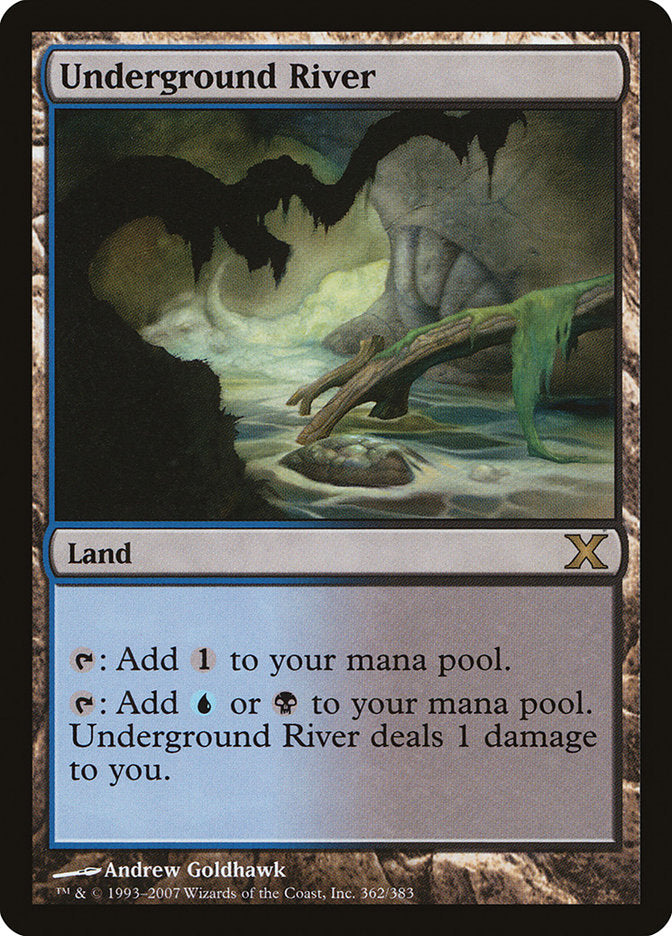 Underground River [Tenth Edition] - Magic: The Gathering - Card Brawlers | Quebec | Canada |