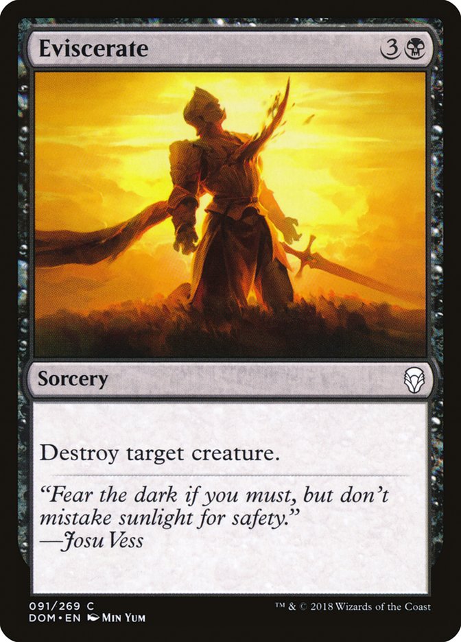 Eviscerate [Dominaria] - Magic: The Gathering - Card Brawlers | Quebec | Canada |