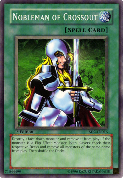 Nobleman of Crossout [SD2-EN016] Common - Yu-Gi-Oh! - Card Brawlers | Quebec | Canada |