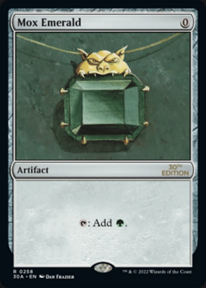 Mox Emerald [30th Anniversary Edition] - Magic: The Gathering - Card Brawlers | Quebec | Canada |