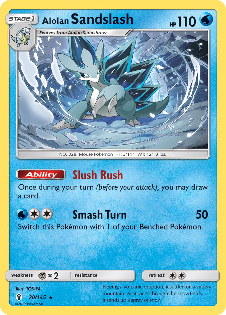 Alolan Sandslash (20/145) [Sun & Moon: Guardians Rising] - Pokémon - Card Brawlers | Quebec | Canada |