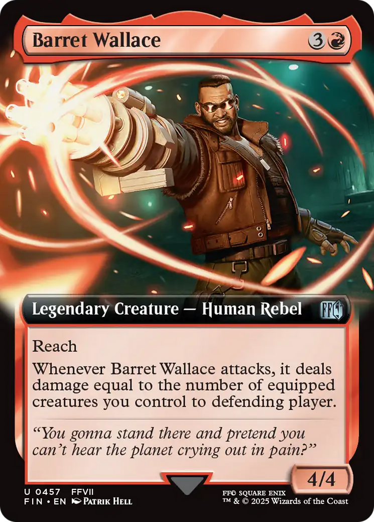 Barret Wallace (Extended Art) [FINAL FANTASY] - Magic: The Gathering - Card Brawlers | Quebec | Canada |