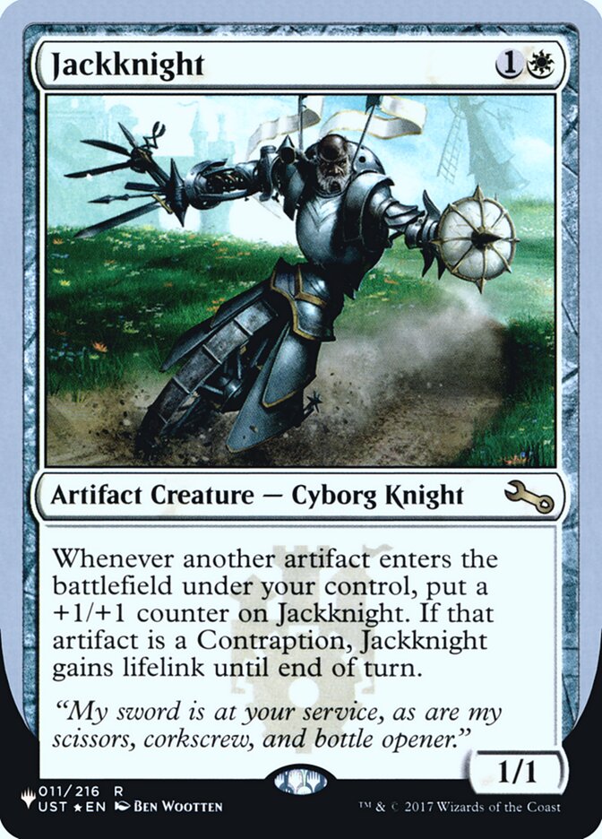 Jackknight (Unfinity Foil Edition) [The List] - Magic: The Gathering - Card Brawlers | Quebec | Canada |