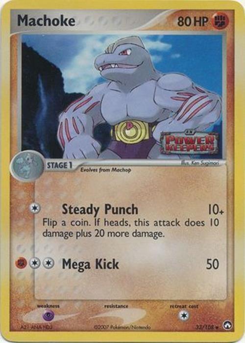 Machoke (33/108) (Stamped) [EX: Power Keepers] - Pokémon - Card Brawlers | Quebec | Canada |