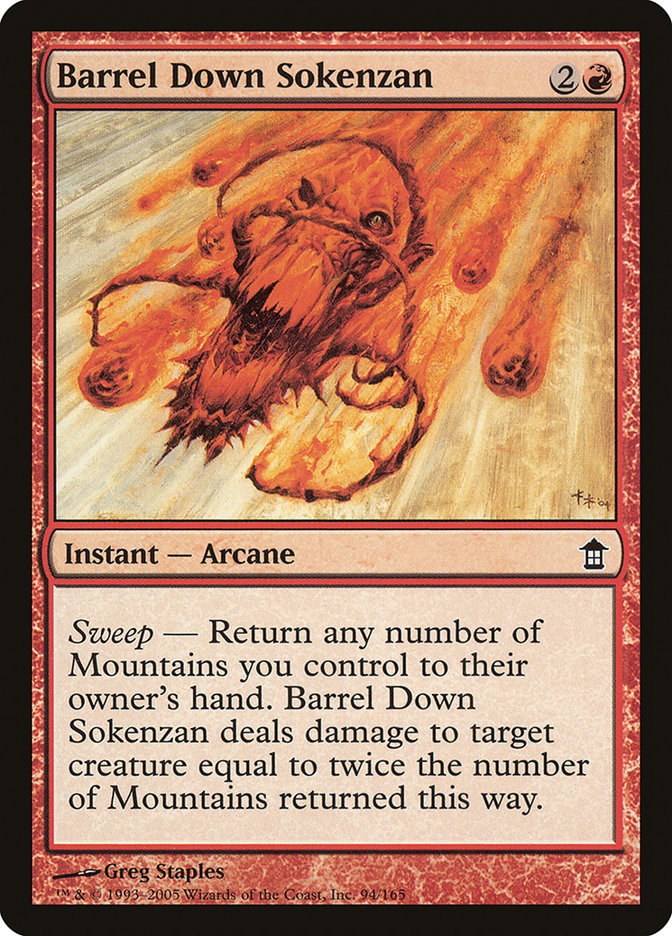 Barrel Down Sokenzan [Saviors of Kamigawa] - Magic: The Gathering - Card Brawlers | Quebec | Canada |