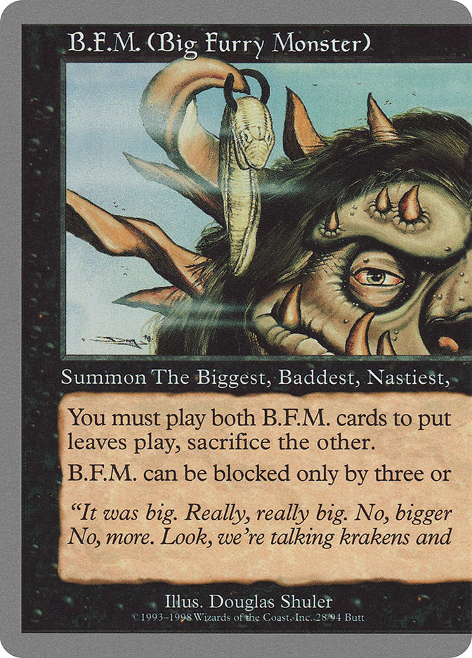 B.F.M. (Big Furry Monster) (28/94) [Unglued] - Magic: The Gathering - Card Brawlers | Quebec | Canada |