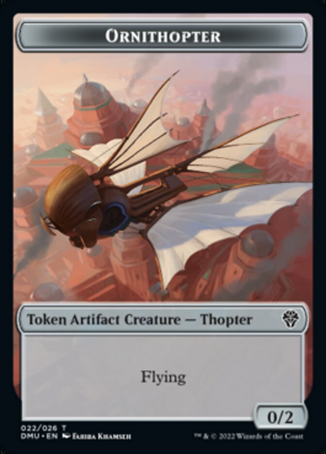 Phyrexian // Ornithopter Double-Sided Token [Dominaria United Tokens] - Magic: The Gathering - Card Brawlers | Quebec | Canada |