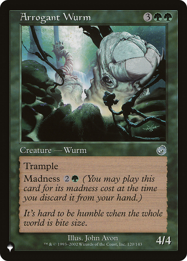 Arrogant Wurm [The List] - Magic: The Gathering - Card Brawlers | Quebec | Canada |