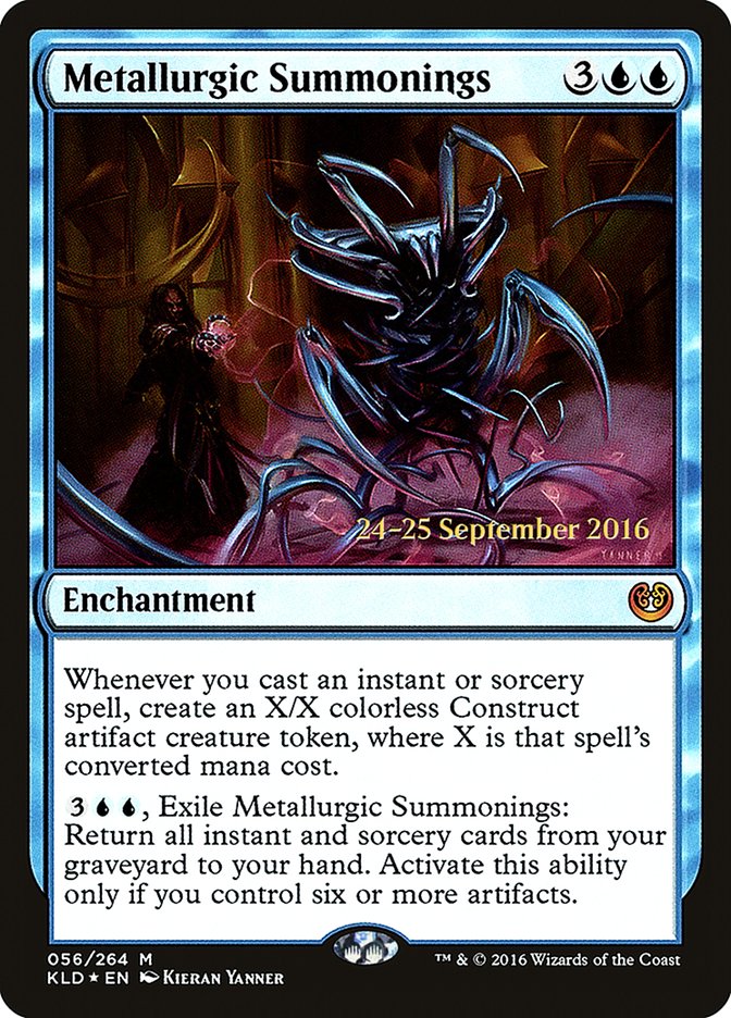 Metallurgic Summonings [Kaladesh Prerelease Promos] - Magic: The Gathering - Card Brawlers | Quebec | Canada |