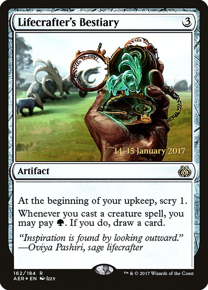 Lifecrafter's Bestiary [Aether Revolt Prerelease Promos] - Magic: The Gathering - Card Brawlers | Quebec | Canada |