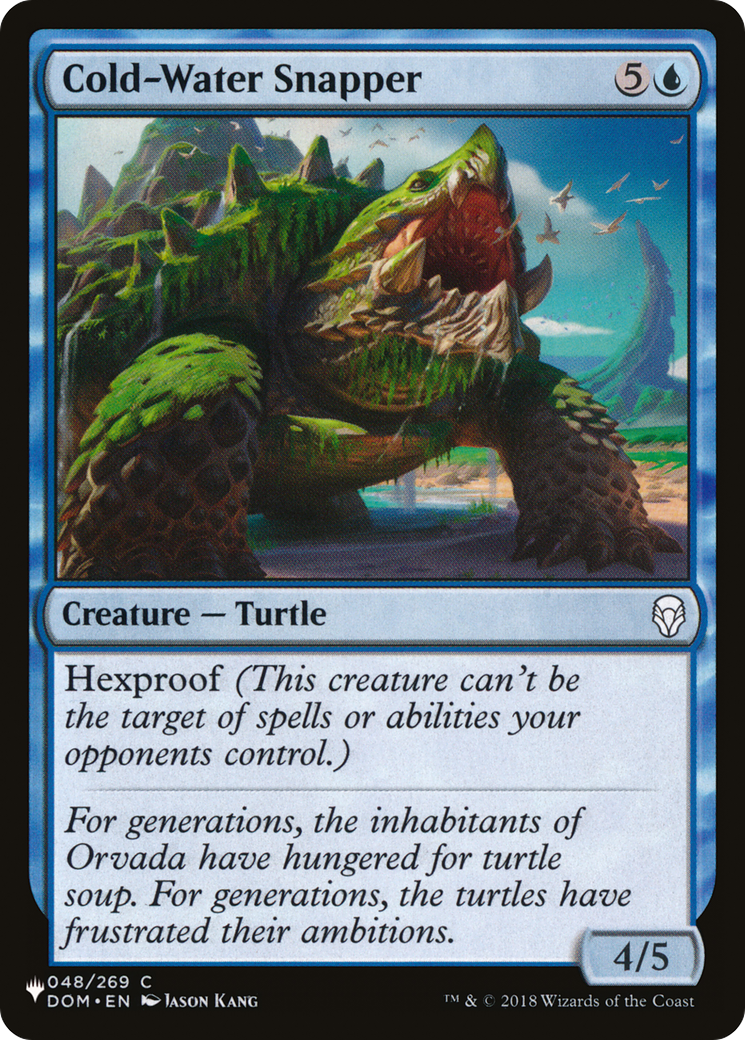 Cold-Water Snapper [The List] - Magic: The Gathering - Card Brawlers | Quebec | Canada |