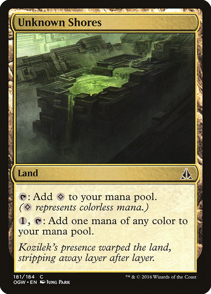 Unknown Shores [Oath of the Gatewatch] - Magic: The Gathering - Card Brawlers | Quebec | Canada |