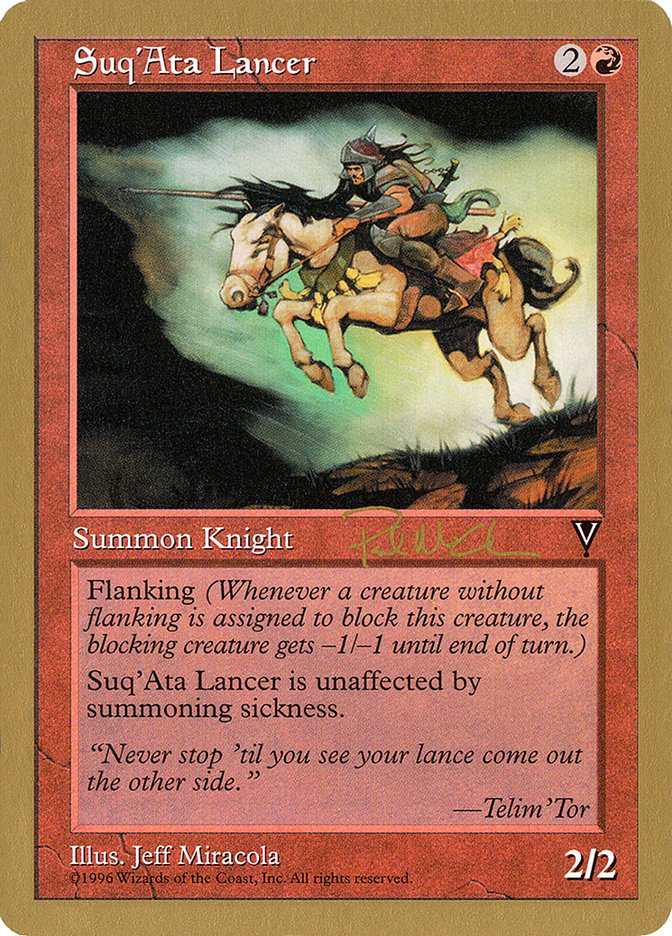 Suq'Ata Lancer (Paul McCabe) [World Championship Decks 1997] - Magic: The Gathering - Card Brawlers | Quebec | Canada |