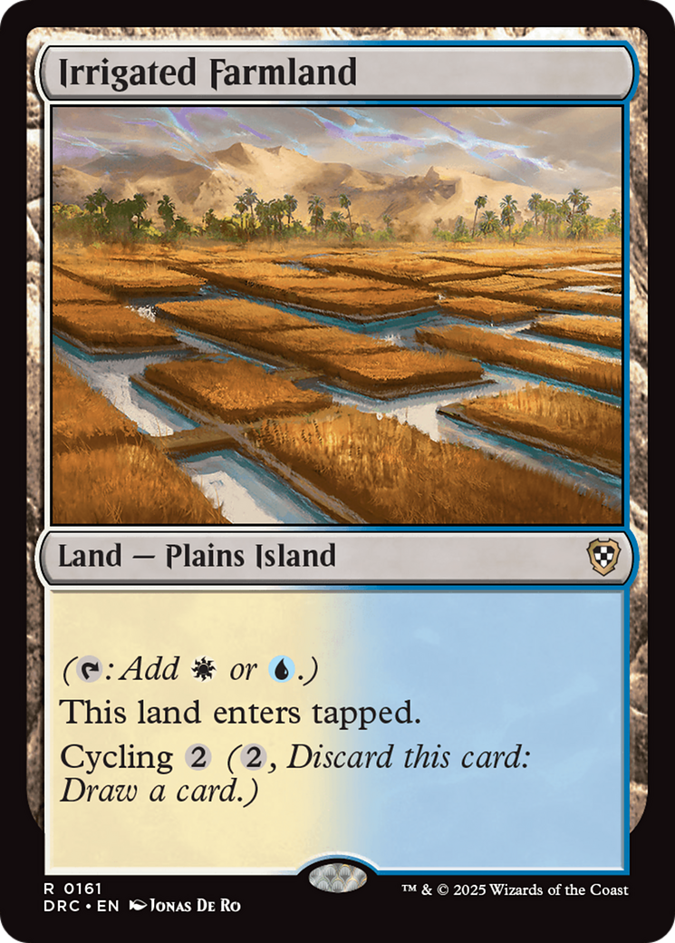 Irrigated Farmland [Aetherdrift Commander] - Magic: The Gathering - Card Brawlers | Quebec | Canada |