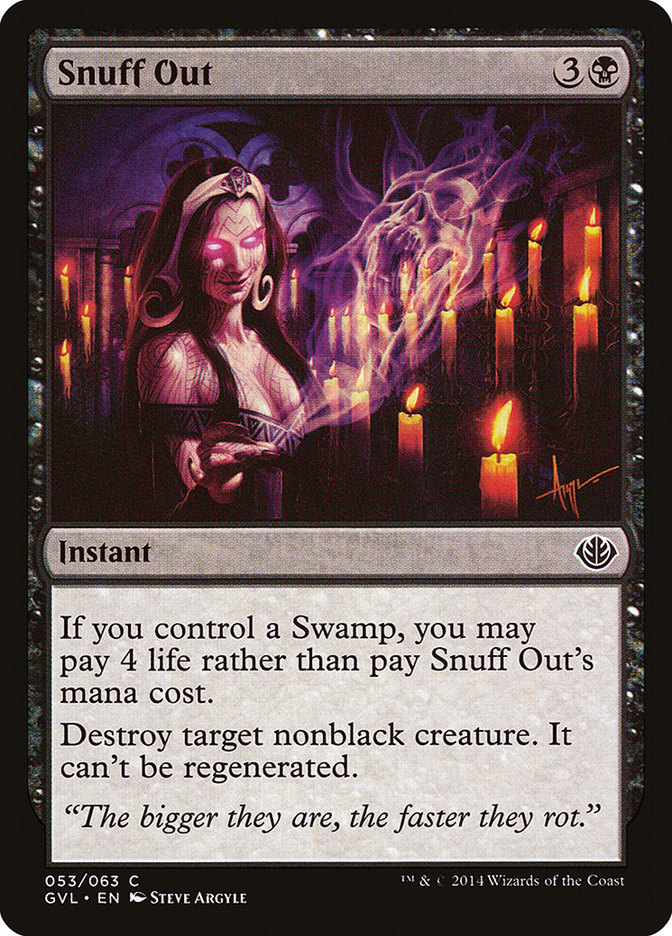 Snuff Out (Garruk vs. Liliana) [Duel Decks Anthology] - Magic: The Gathering - Card Brawlers | Quebec | Canada |