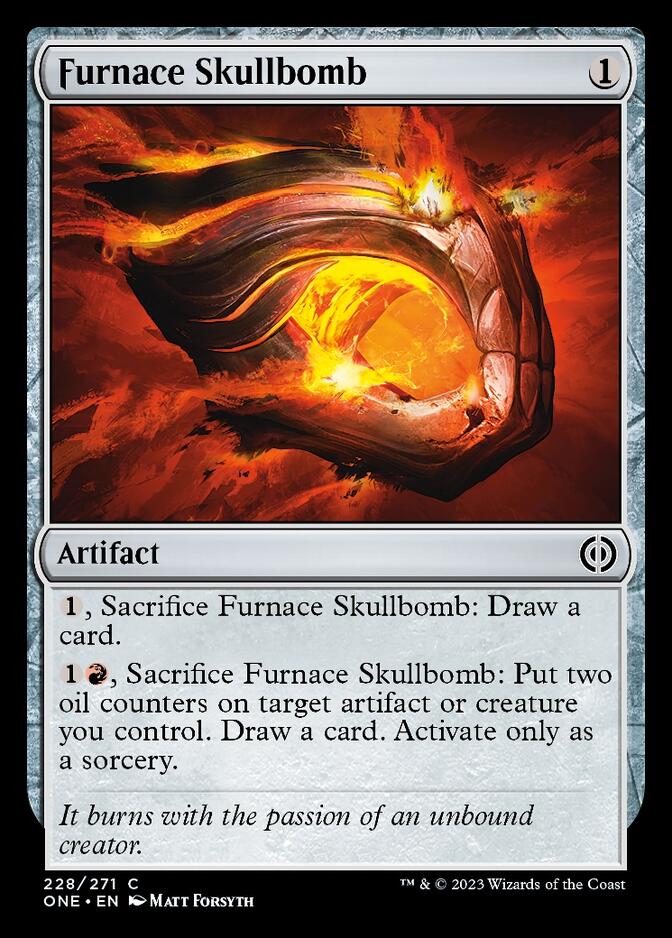 Furnace Skullbomb [Phyrexia: All Will Be One] - Magic: The Gathering - Card Brawlers | Quebec | Canada |