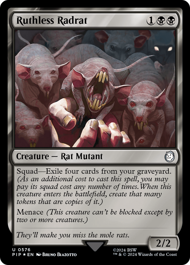 Ruthless Radrat (Surge Foil) [Fallout] - Magic: The Gathering - Card Brawlers | Quebec | Canada |