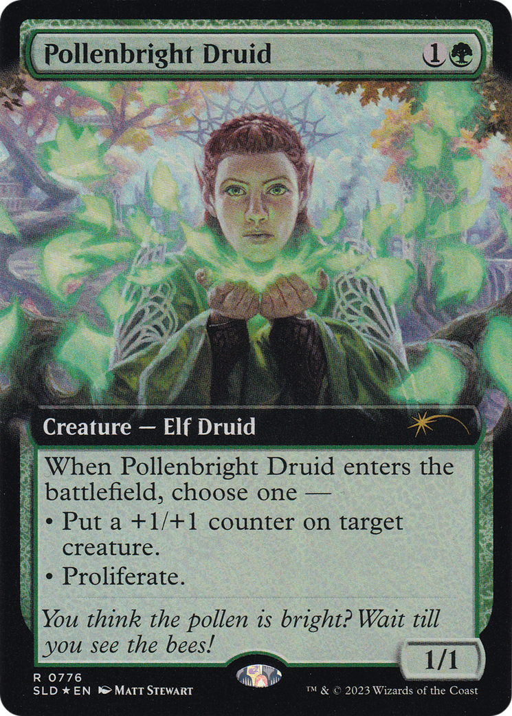Pollenbright Druid (Extended Art) [Secret Lair Drop Series] - Magic: The Gathering - Card Brawlers | Quebec | Canada |