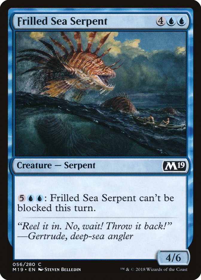 Frilled Sea Serpent [Core Set 2019] - Magic: The Gathering - Card Brawlers | Quebec | Canada |