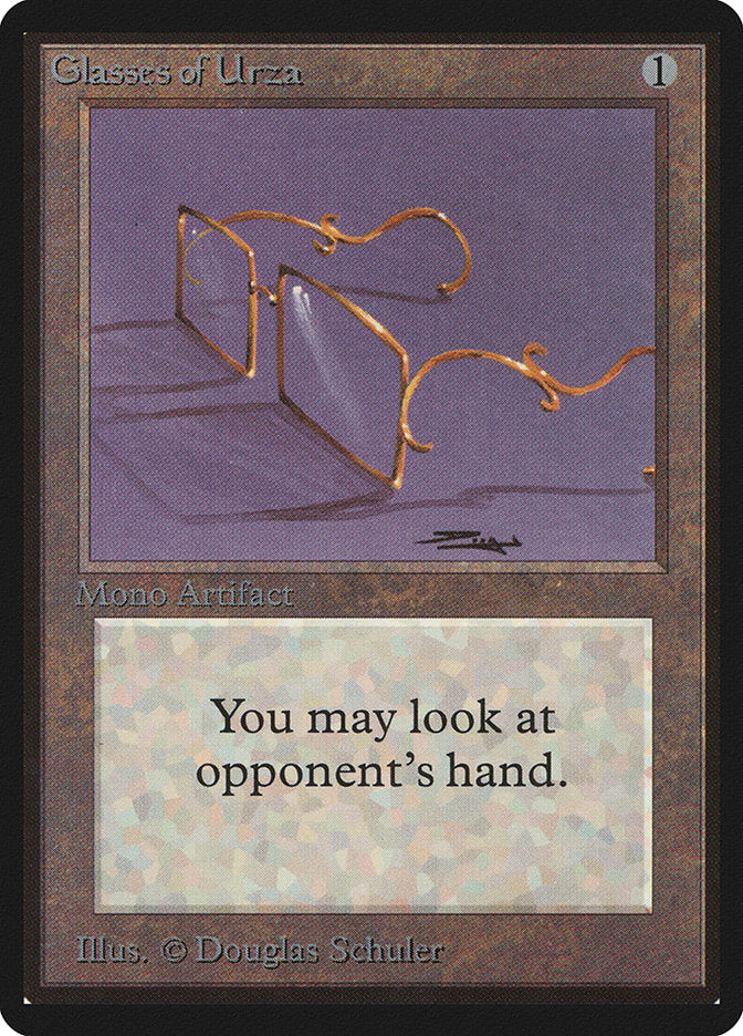 Glasses of Urza [Beta Edition] - Magic: The Gathering - Card Brawlers | Quebec | Canada |
