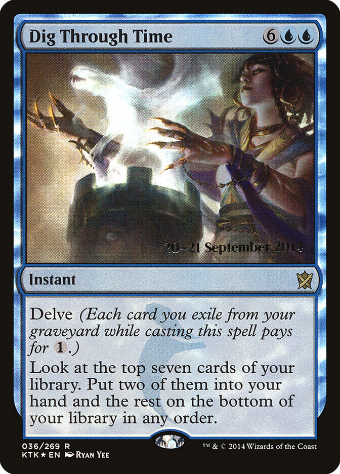Dig Through Time [Khans of Tarkir Prerelease Promos] - Magic: The Gathering - Card Brawlers | Quebec | Canada |