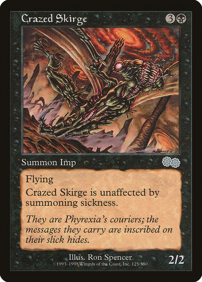 Crazed Skirge [Urza's Saga] - Magic: The Gathering - Card Brawlers | Quebec | Canada |