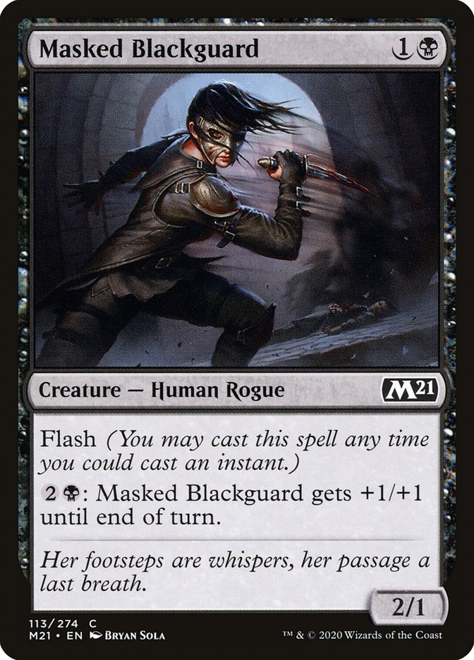 Masked Blackguard [Core Set 2021] - Magic: The Gathering - Card Brawlers | Quebec | Canada |