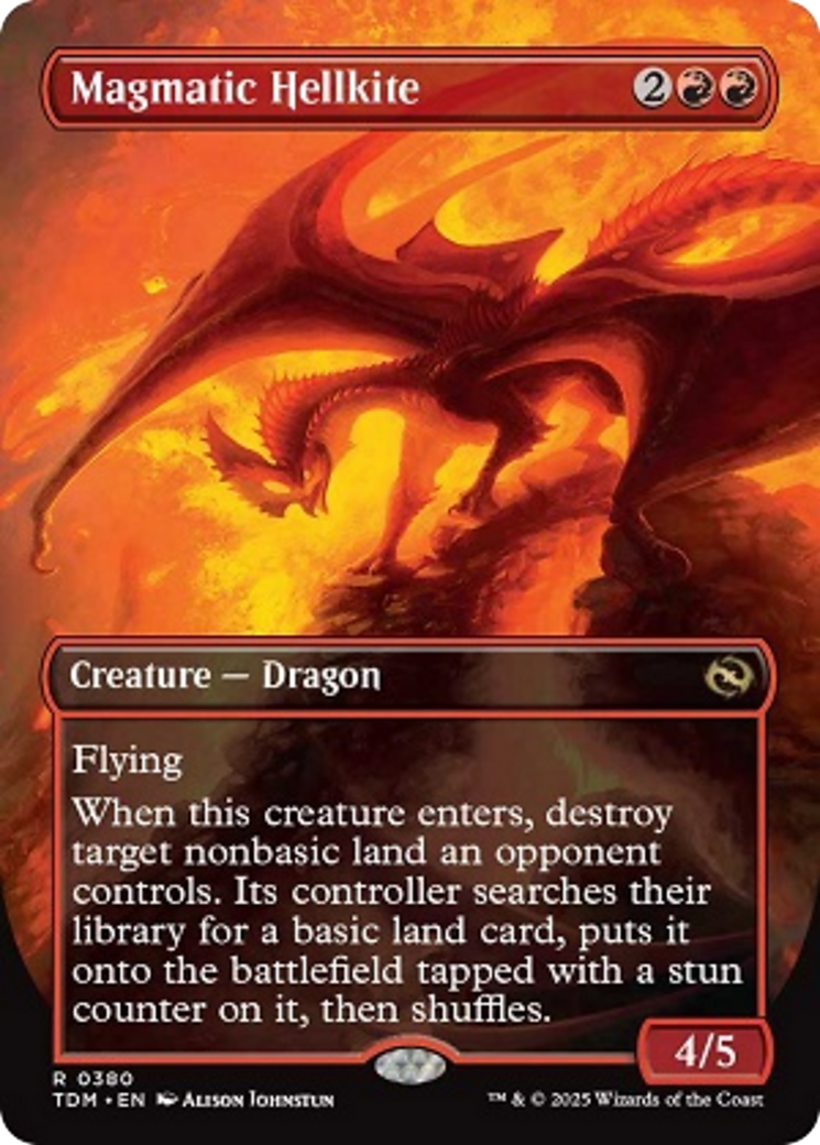 Magmatic Hellkite (Borderless) [Tarkir: Dragonstorm] - Magic: The Gathering - Card Brawlers | Quebec | Canada |