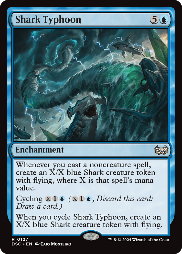Shark Typhoon [Duskmourn: House of Horror Commander] - Magic: The Gathering - Card Brawlers | Quebec | Canada |