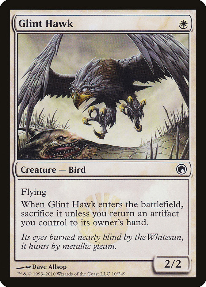 Glint Hawk [Scars of Mirrodin] - Magic: The Gathering - Card Brawlers | Quebec | Canada |