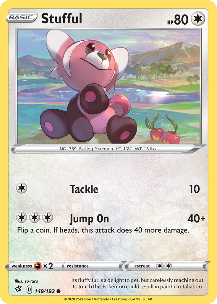 Stufful (149/192) [Sword & Shield: Rebel Clash] - Pokémon - Card Brawlers | Quebec | Canada |
