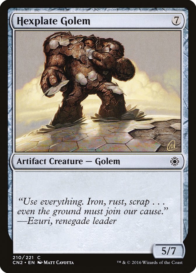 Hexplate Golem [Conspiracy: Take the Crown] - Magic: The Gathering - Card Brawlers | Quebec | Canada |