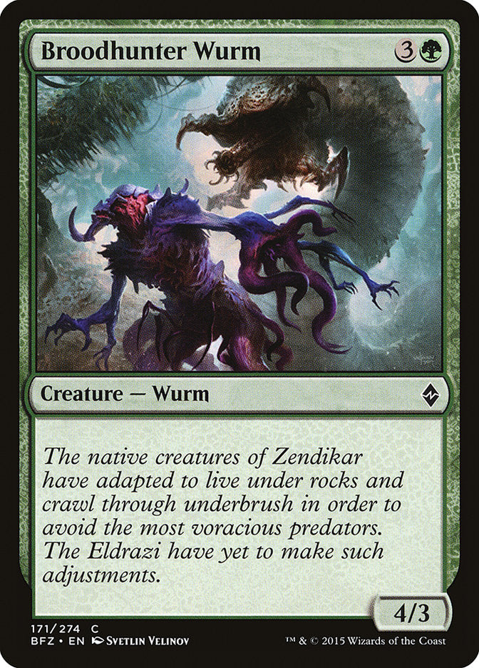Broodhunter Wurm [Battle for Zendikar] - Magic: The Gathering - Card Brawlers | Quebec | Canada |