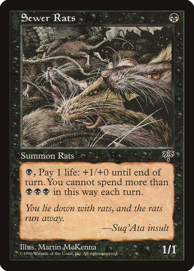 Sewer Rats [Mirage] - Magic: The Gathering - Card Brawlers | Quebec | Canada |