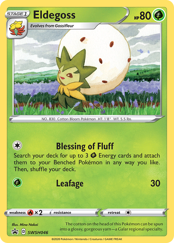 Eldegoss (SWSH046) [Sword & Shield: Black Star Promos] - Pokémon - Card Brawlers | Quebec | Canada |
