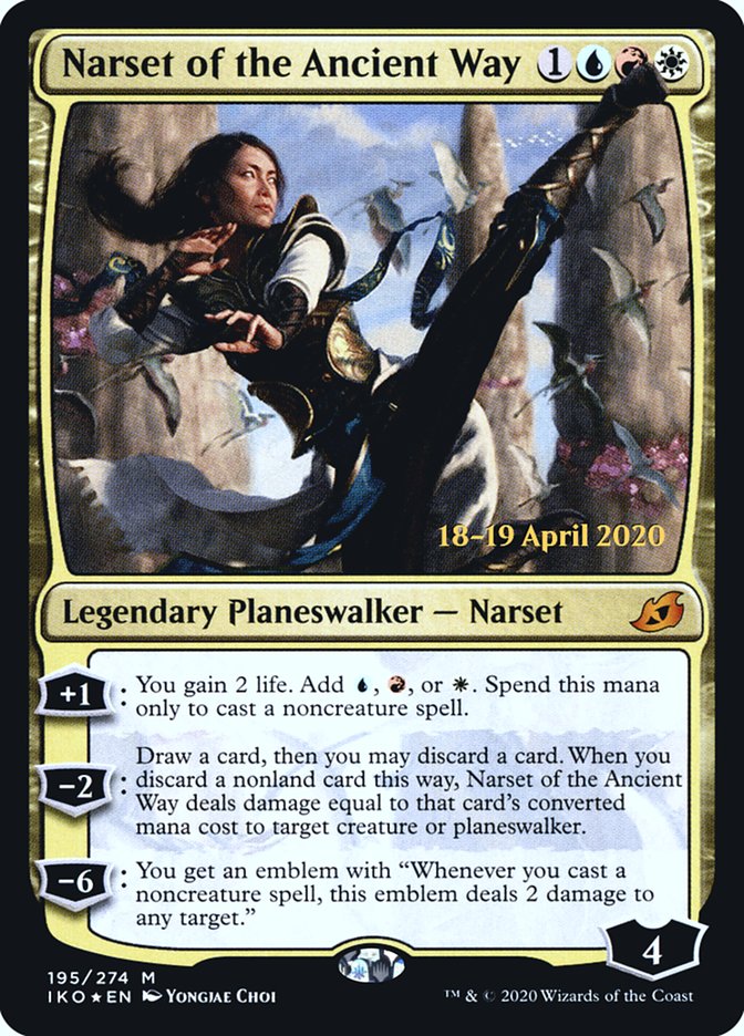 Narset of the Ancient Way [Ikoria: Lair of Behemoths Prerelease Promos] - Magic: The Gathering - Card Brawlers | Quebec | Canada |