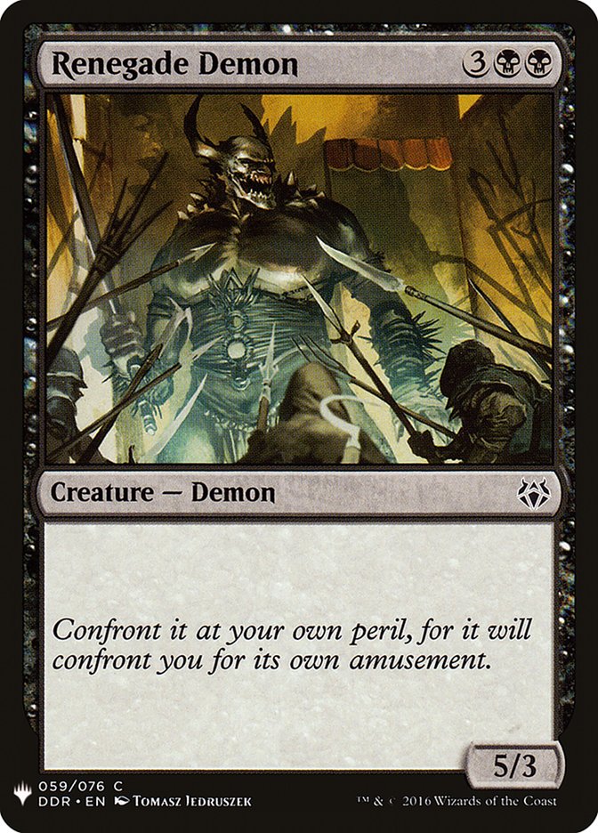 Renegade Demon [Mystery Booster] - Magic: The Gathering - Card Brawlers | Quebec | Canada |