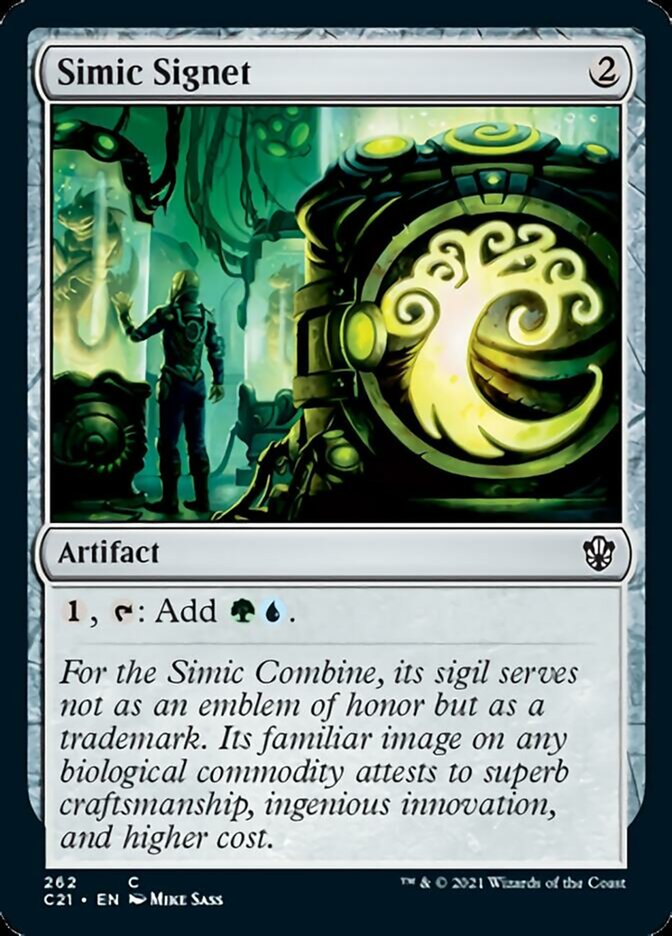 Simic Signet [Commander 2021] - Magic: The Gathering - Card Brawlers | Quebec | Canada |