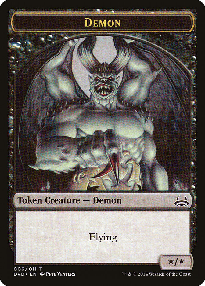 Demon Token (Divine vs. Demonic) [Duel Decks Anthology Tokens] - Magic: The Gathering - Card Brawlers | Quebec | Canada |