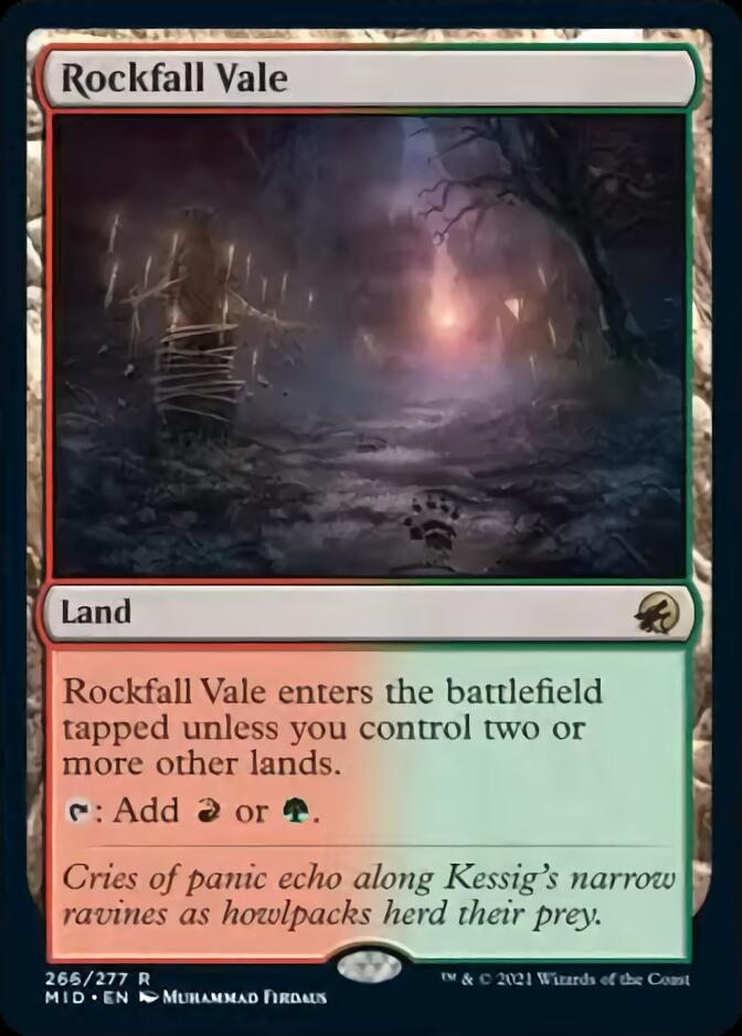 Rockfall Vale [Innistrad: Midnight Hunt] - Magic: The Gathering - Card Brawlers | Quebec | Canada |