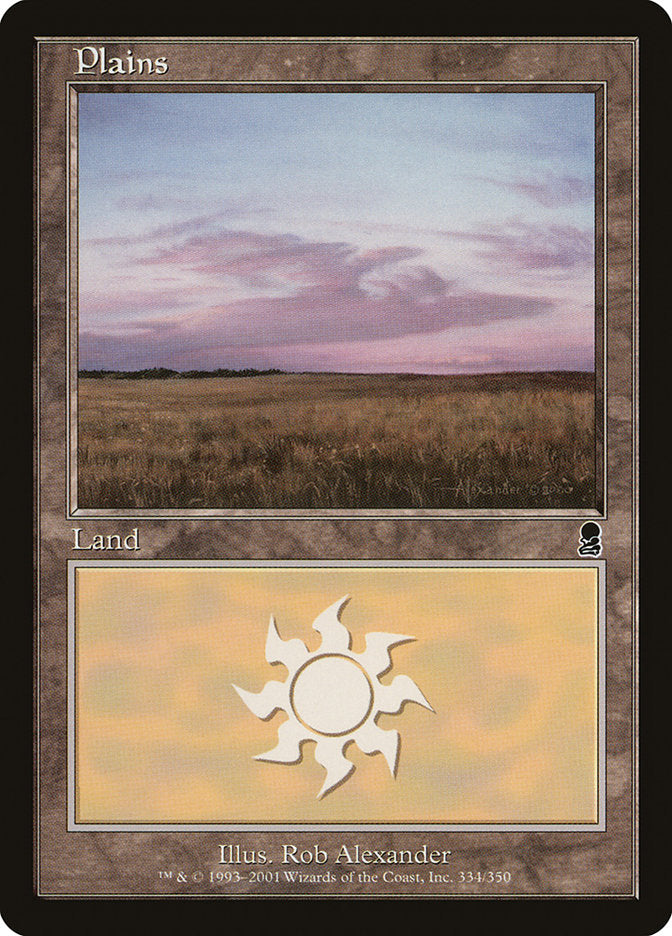 Plains (334) [Odyssey] - Magic: The Gathering - Card Brawlers | Quebec | Canada |