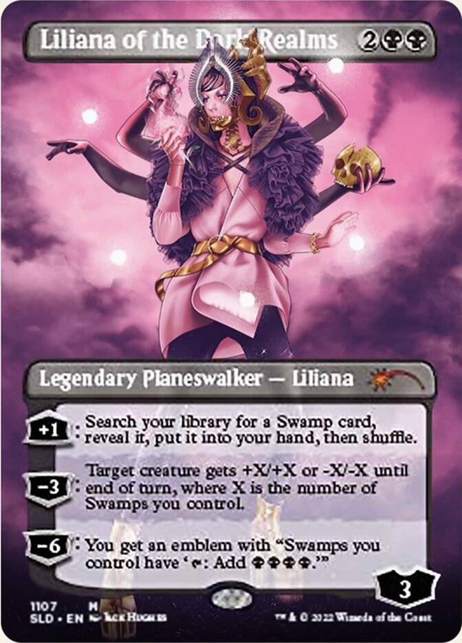 Liliana of the Dark Realms (Borderless) [Secret Lair Drop Series] - Magic: The Gathering - Card Brawlers | Quebec | Canada |