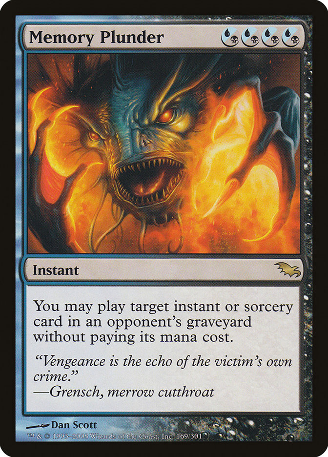 Memory Plunder [Shadowmoor] - Magic: The Gathering - Card Brawlers | Quebec | Canada |