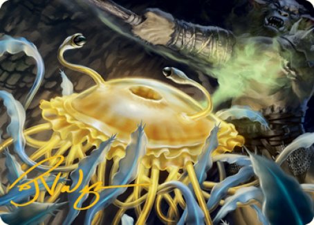 Flumph Art Card (Gold-Stamped Signature) [Dungeons & Dragons: Adventures in the Forgotten Realms Art Series] - Magic: The Gathering - Card Brawlers | Quebec | Canada |