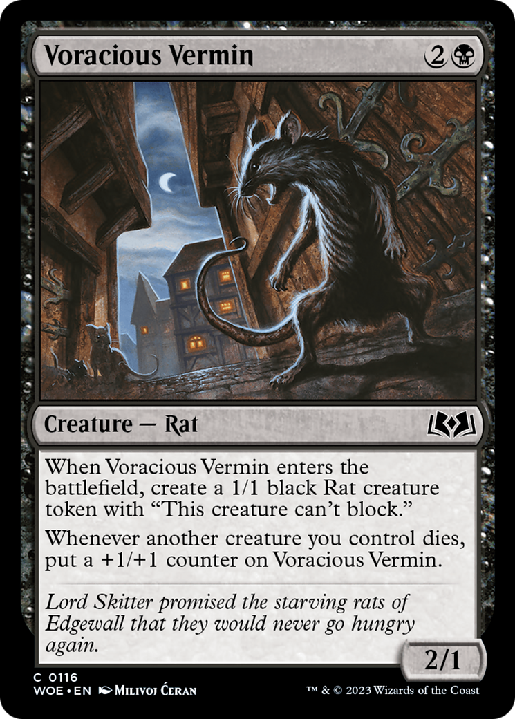 Voracious Vermin [Wilds of Eldraine] - Magic: The Gathering - Card Brawlers | Quebec | Canada |