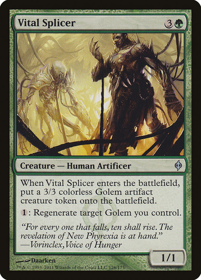 Vital Splicer [New Phyrexia] - Magic: The Gathering - Card Brawlers | Quebec | Canada |