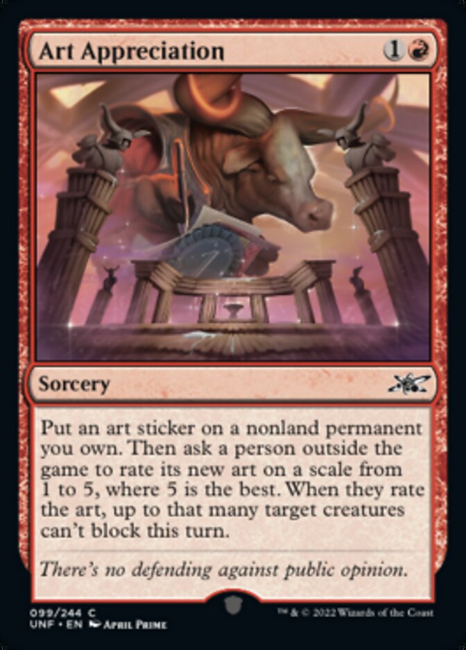 Art Appreciation [Unfinity] - Magic: The Gathering - Card Brawlers | Quebec | Canada |