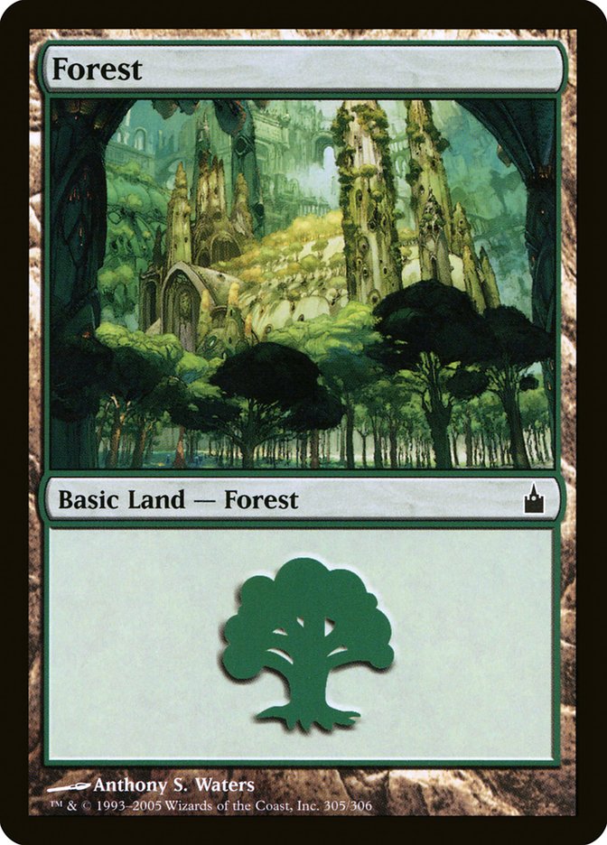 Forest (305) [Ravnica: City of Guilds] - Magic: The Gathering - Card Brawlers | Quebec | Canada |