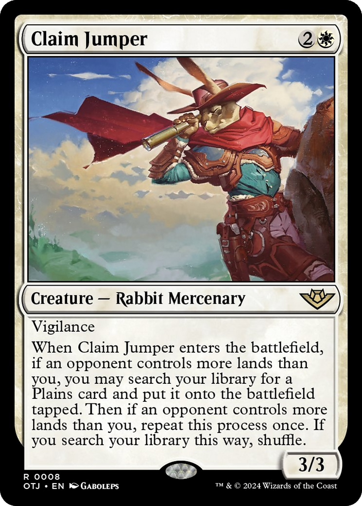 Claim Jumper [Outlaws of Thunder Junction] - Magic: The Gathering - Card Brawlers | Quebec | Canada |